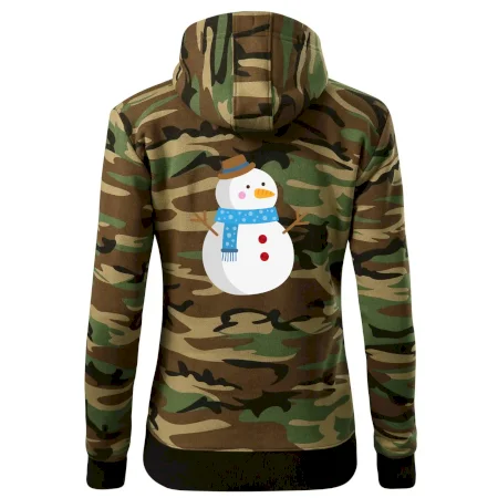 Sněhulák se šálou