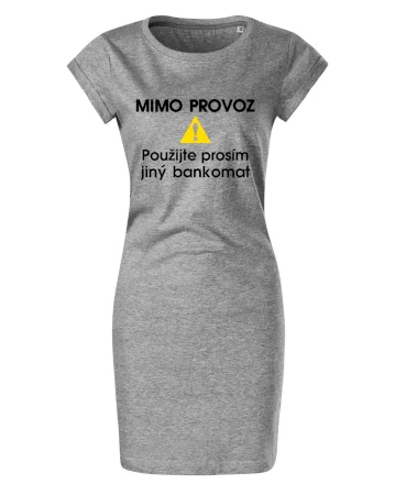 Mimo provoz - použijte jiný bankomat