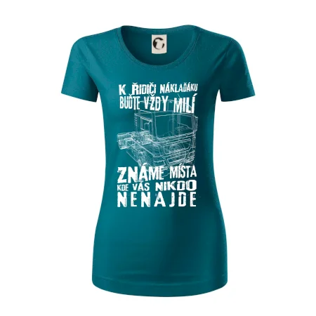 K řidiči náklaďáku buďte vždy milý