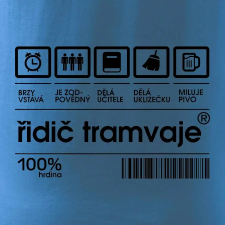 Čárový kód Řidič tramvaje