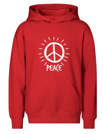 Peace symbol černobílý