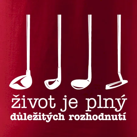 Golf - důležitá rozhodnutí