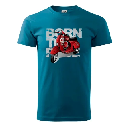 Scooter born to ride red