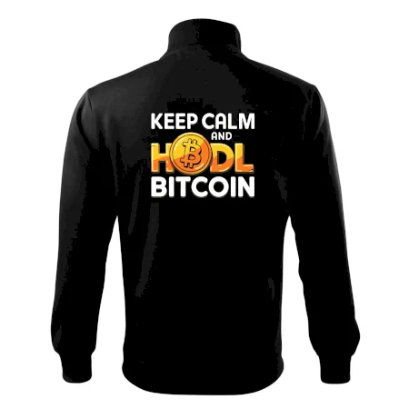 3D nápis Keep Calm and HODL Bitcoin