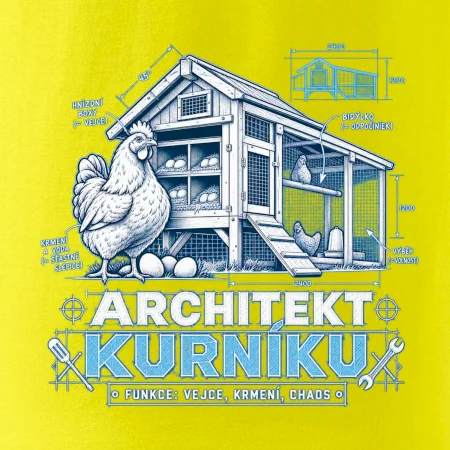 Architekt kurníku technický výkres