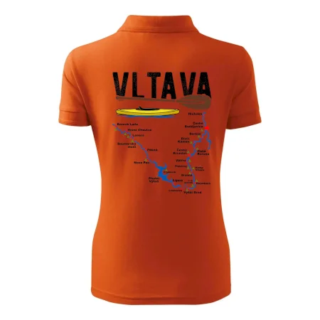Mapa řeky Vltavy
