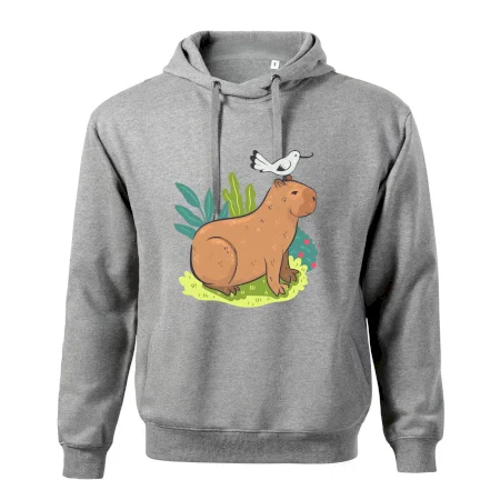 Kapybara a ptáček
