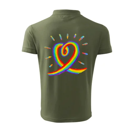 Srdce pride duha kreslená