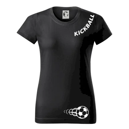 Kickball nápis šikmo