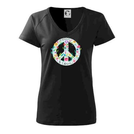 Peace and love symbol