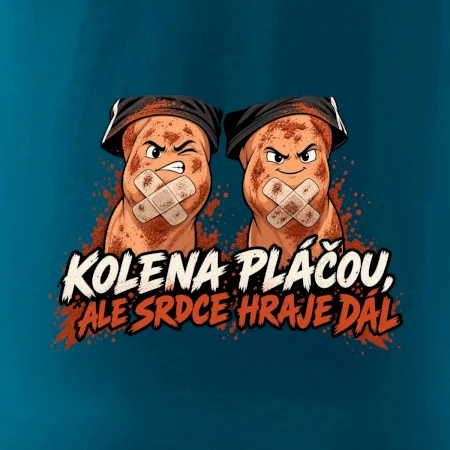 Nohejbal kolena pláčou srdce hraje