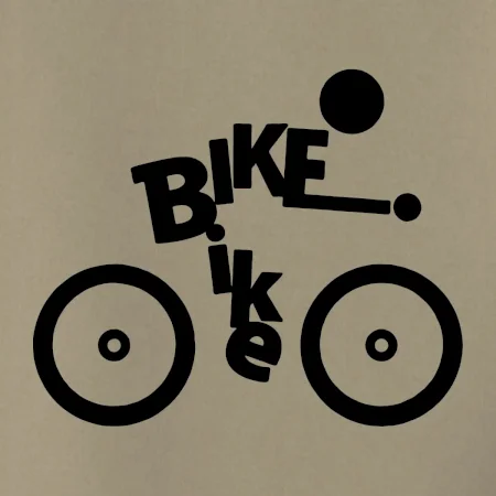 Bike nápis postava