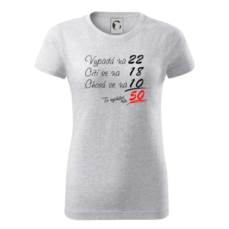 Vypadá, cítí se, chová se - 50 let