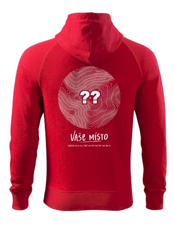 Vaše místo - vrstevnice v kruhu