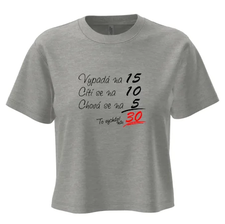 Vypadá, cítí se, chová se - 30 let