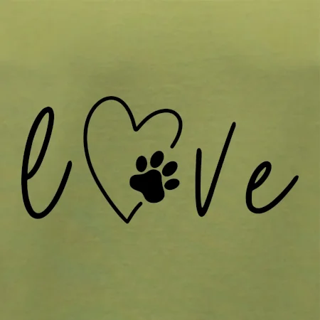 Love nápis zvíře