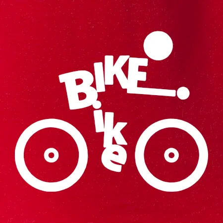 Bike nápis postava