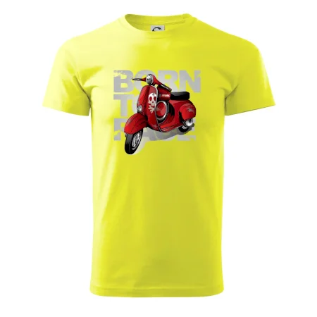 Scooter born to ride red