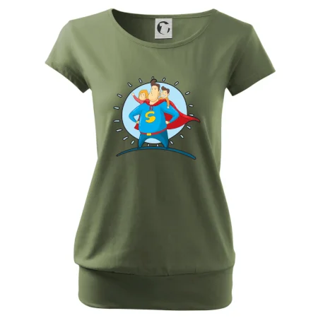 Táta superman - holka a kluk