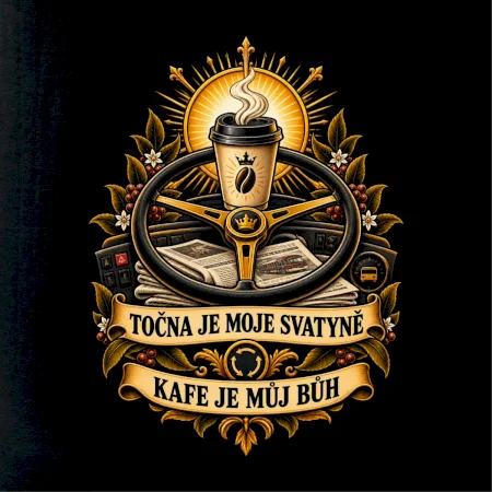 Točna je moje svatyně kafe je můj bůh