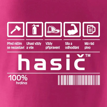 Čárový kód - Hasič