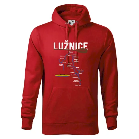 Mapa řeky Lužnice