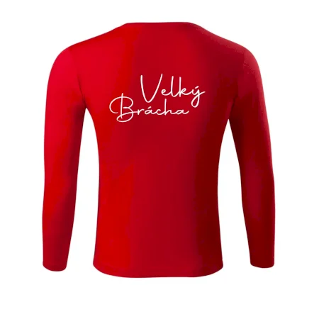 Velký brácha - nápis na zádech