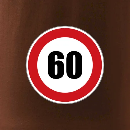 Dopravní značka - omezení rychlosti 60