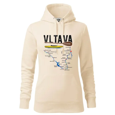Mapa řeky Vltavy