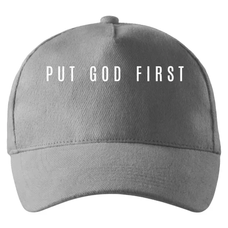 Put God first slabý nápis