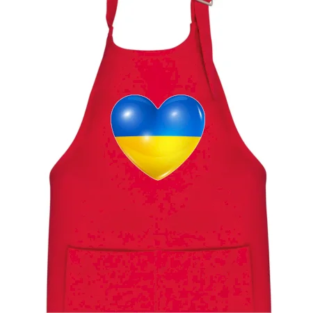 Ukrajina srdce vlajka