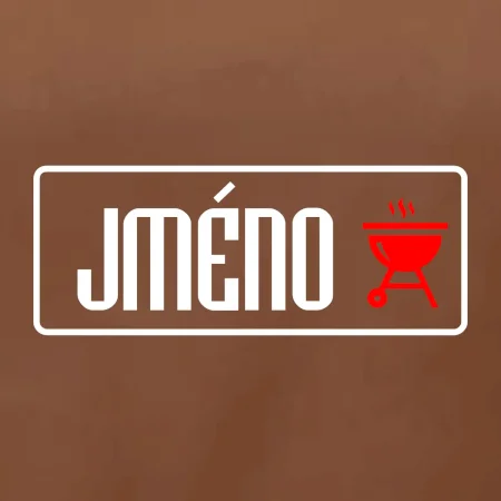 Zástěra na grilování s vlastním jménem