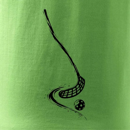 Minimalistická florbalka s míčkem