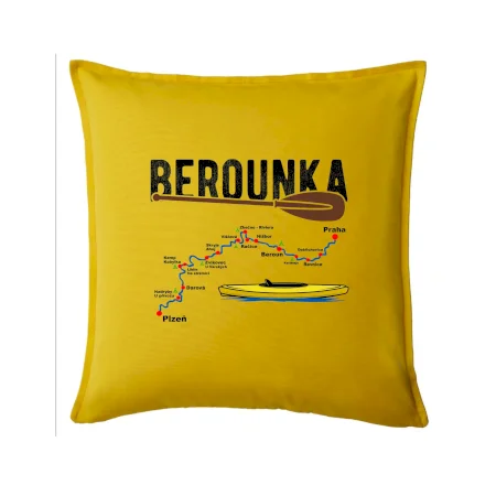 Mapa řeky Berounky
