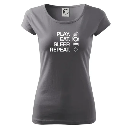 Play Eat Sleep Repeat badminton