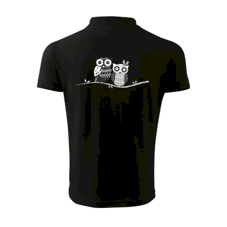 Dvě sovy abstraktní