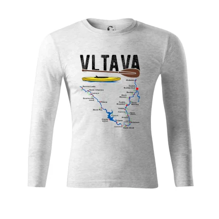 Mapa řeky Vltavy