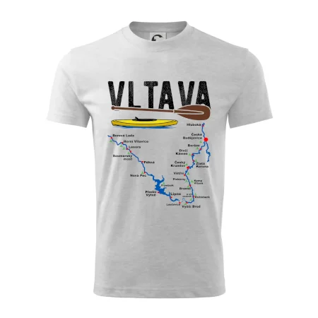 Mapa řeky Vltavy