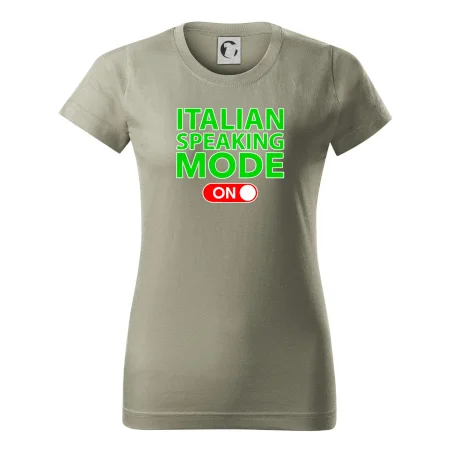 Italian speaking mode - ON