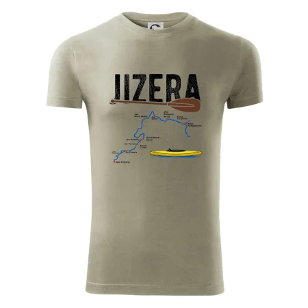 Mapa řeky Jizery