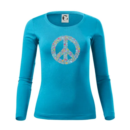 Peace symbol lístečky