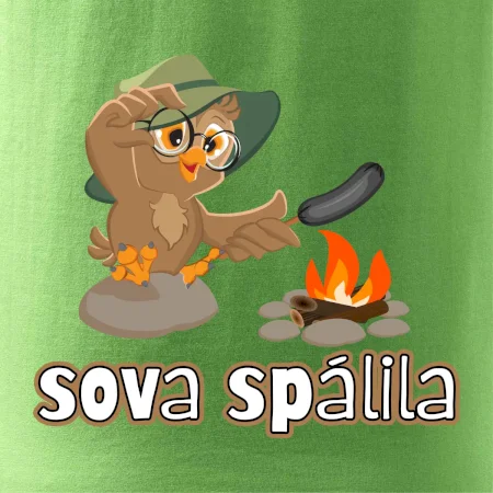Sova spálila