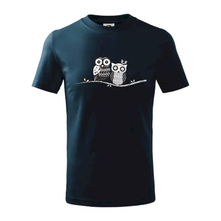 Dvě sovy abstraktní