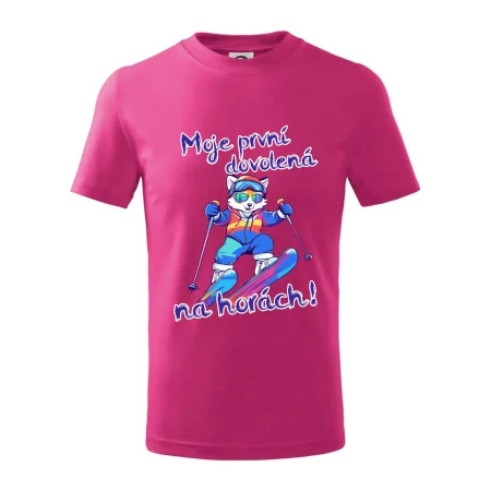 Moje první dovolená na horách modrá liška