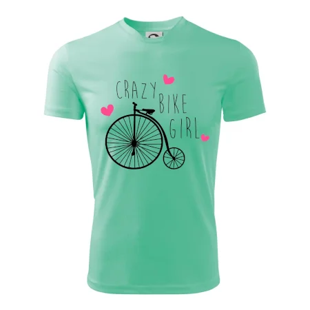 Crazy bike girl
