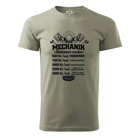 Mechanik - hodinová sazba