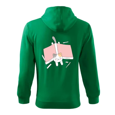 Učení na státnice kočka
