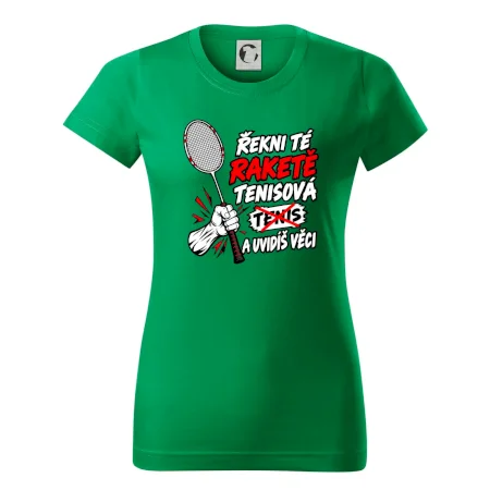 Badmintonová raketa není tenisová