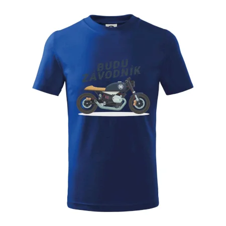 Budu závodník  modrý cafe racer