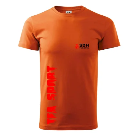 TFA Sport SDH (červený oheň) - Vlastní nápis